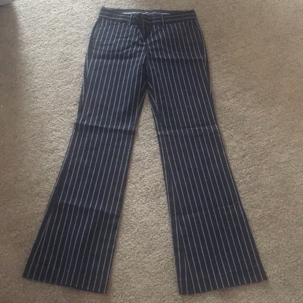Express Editor dress pants with grey stripes